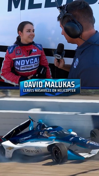 Update on David Malukas after scary crash at Nashville Superspeedway