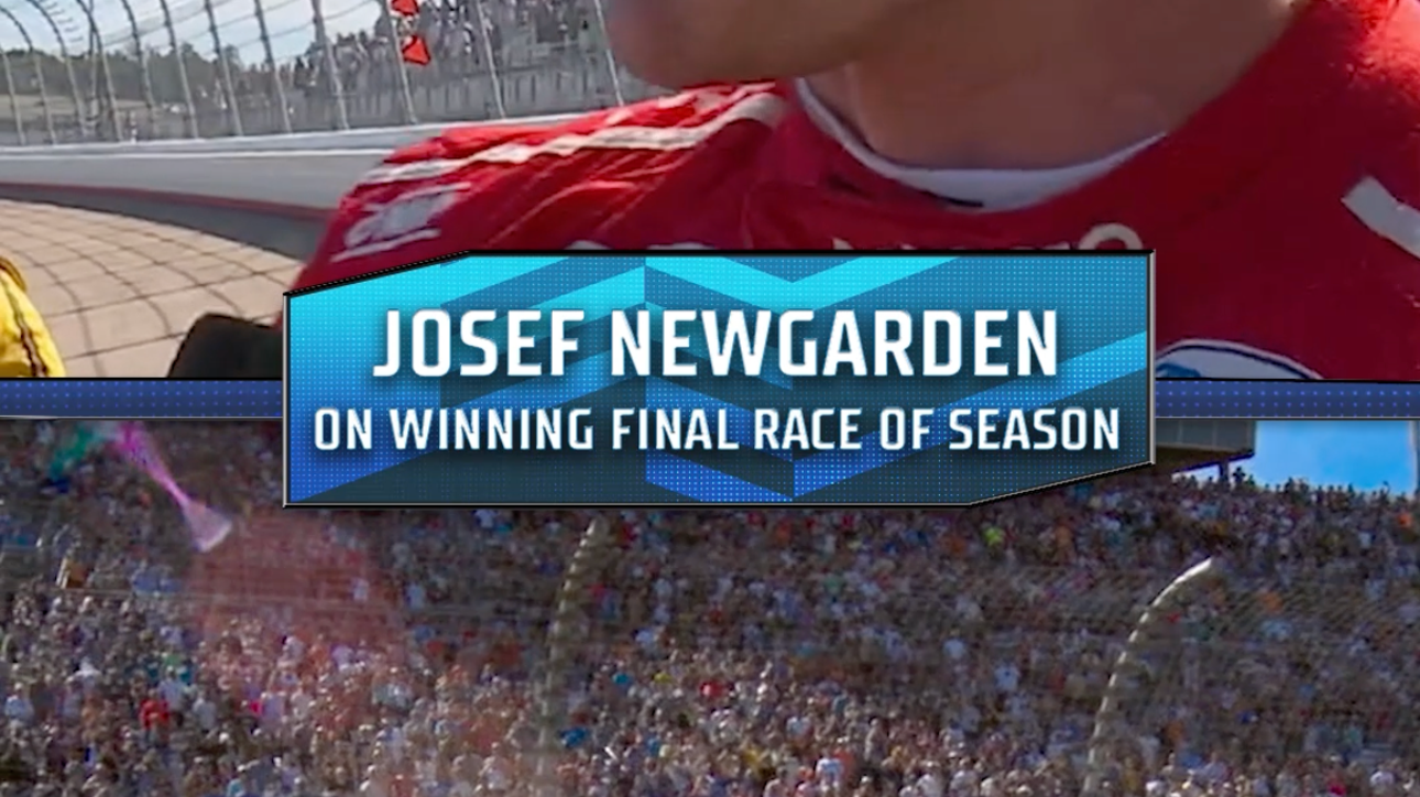 Newgarden on WINNING Borchetta Bourbon Music City Grand Prix