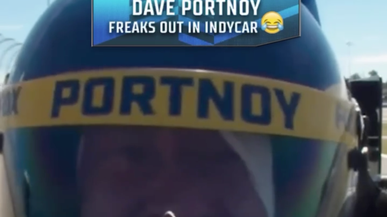 Dave Portnoy enjoys doing the Hot Lap at INDYCAR!