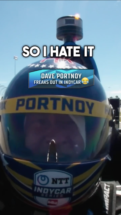Dave Portnoy enjoys doing the Hot Lap at INDYCAR!
