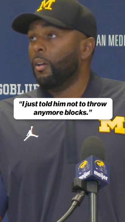 Sherrone Moore on Bryce Underwood's performance 🔥