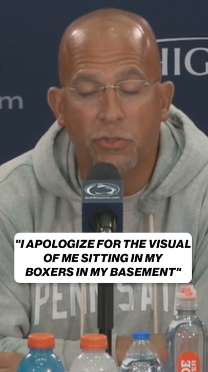  James Franklin talks about his approach to watching games over the weekend after playing 🤣