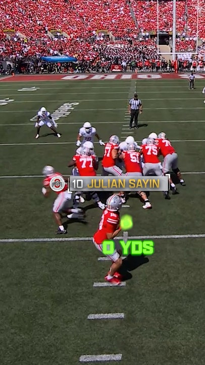 Sayin with the 40-yard DIME ✅