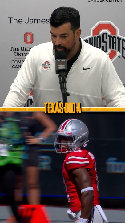 Ryan Day praises Carnell Tate’s catch vs Texas 🤯🔥