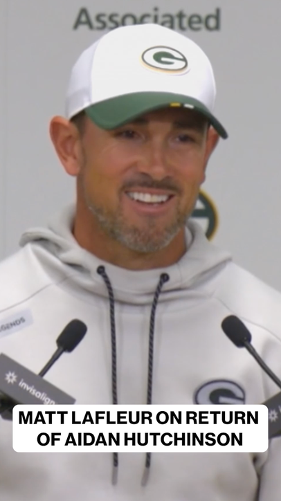 Matt LaFleur on the return of Lions' Aidan Hutchinson 👀