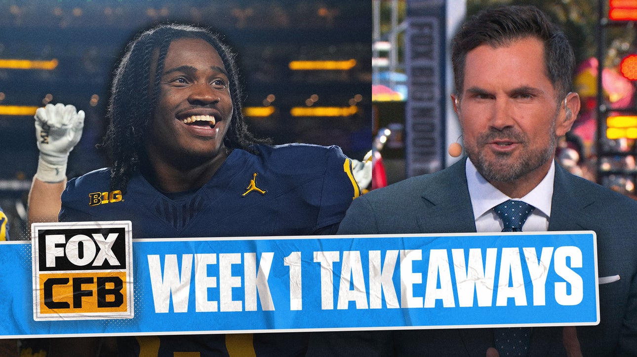 Michigan's Bryce Underwood & Notre Dame's CJ Carr headline week 1 takeaways | FOX College Football