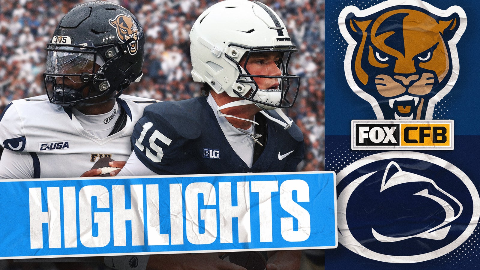 FIU Panthers vs. No. 2 Penn State Nittany Lions Highlights | FOX College Football