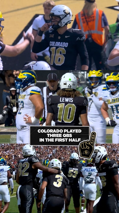 Colorado uses 3 QBs against Delaware 👀 