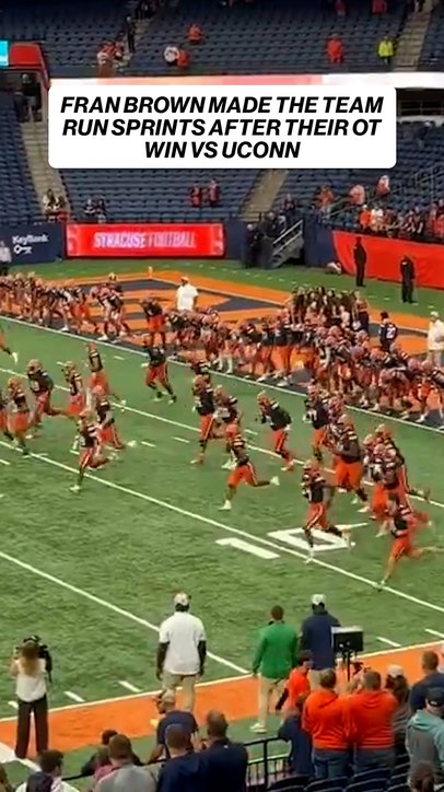 Syracuse Runs Sprints After Win!? 😦