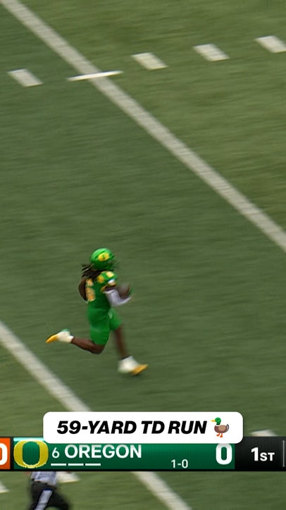 OREGON 59-YD TOUCHDOWN 🦆
