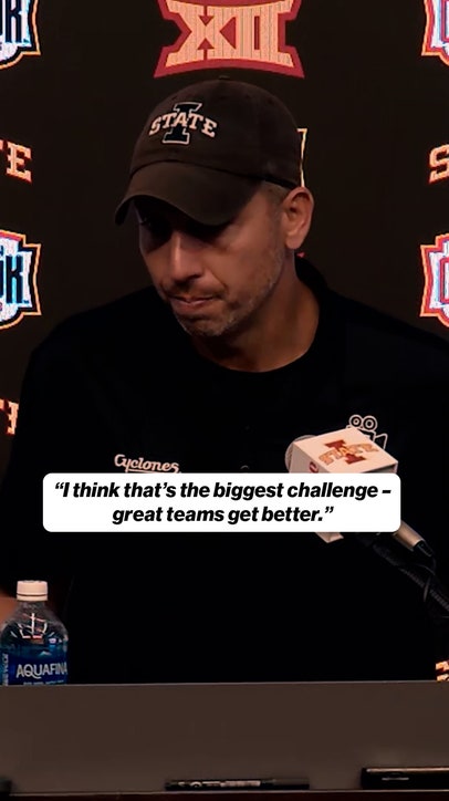 Iowa State HC Matt Campbell: "This football team has a lot of questions to answer next Saturday" 