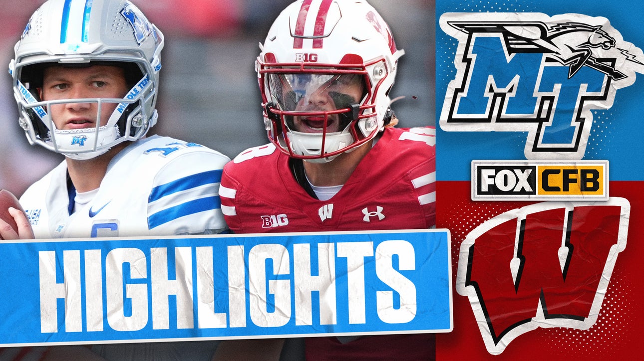 Middle Tennessee Blue Raiders vs. Wisconsin Badgers Highlights | FOX College Football