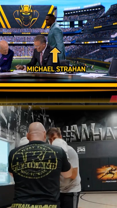 Michael Strahan and Jay Glazer BOX🥊