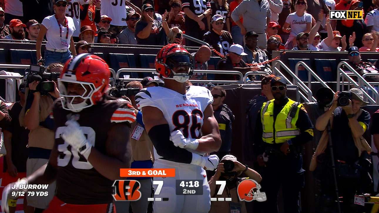 Joe Burrow finds Noah Fant for a TD to give Bengals a 14-7 lead vs. Browns
