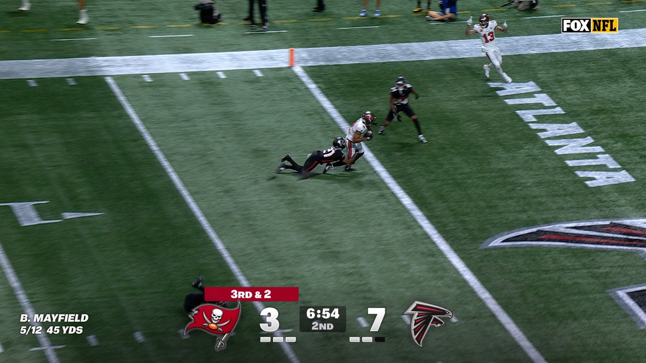 Buccaneers' Emeka Egbuka catches first career TD to take lead vs. Falcons | NFL Highlights