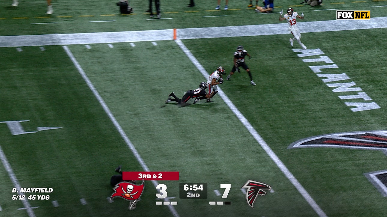 Buccaneers' Emeka Egbuka catches first career TD to take lead vs. Falcons | NFL Highlights