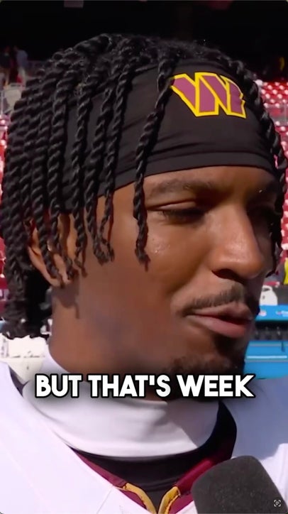 Jayden Daniels: "It was good to get a win... we played sloppy" 🗣️