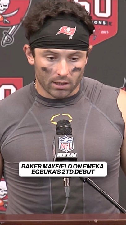 Baker Mayfield had high praise for his rookie receiver Emeka Egbuka 👏