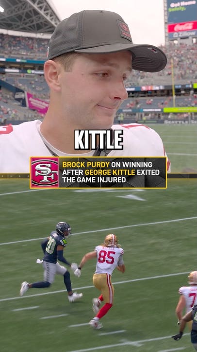 Brock Purdy speaks on George Kittle's hamstring injury