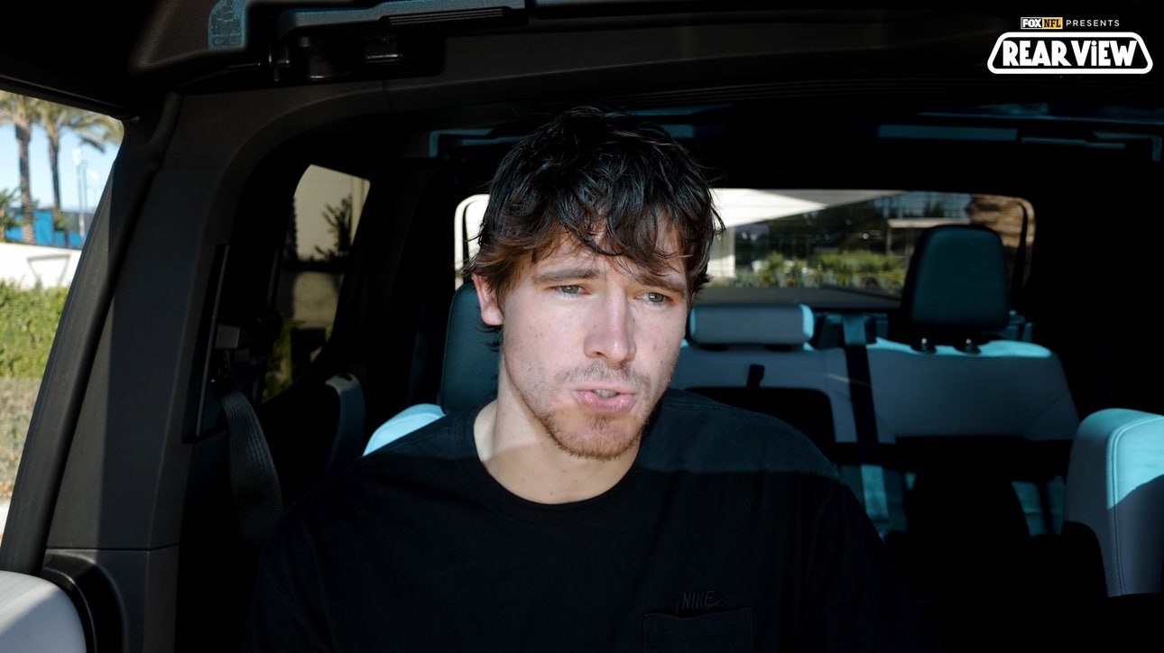 Justin Herbert on the emergence of Quentin Johnston for the Chargers this season | Rearview with Mark Sanchez