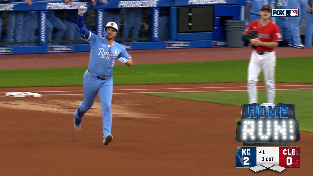 Vinnie Pasquantino's 2-run blast gives Royals lead over Guardians