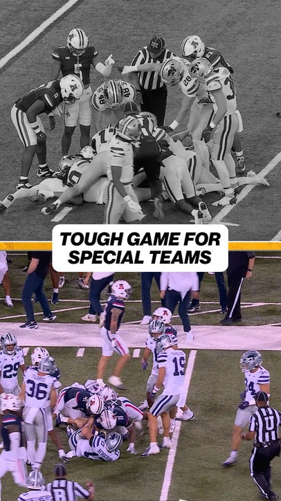 It's been a tough day for special teams 😬