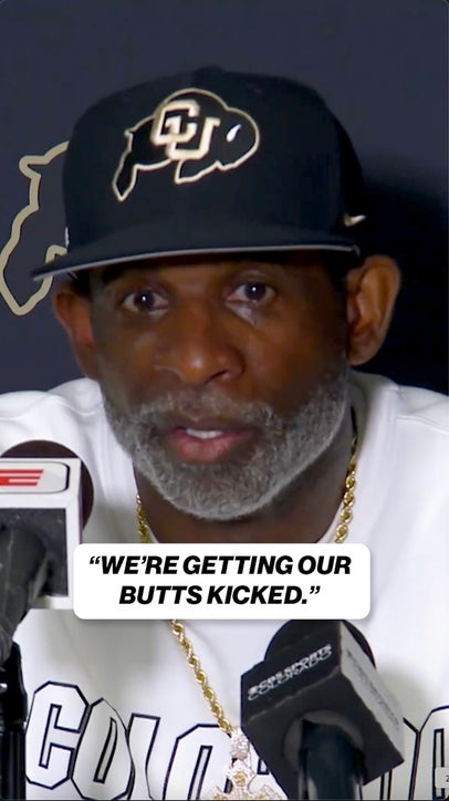 Deion Sanders after Colorado's loss vs. Houston: "We're not struggling, we're getting our butts kicked." 🗣️