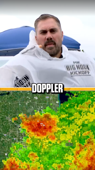 Weather reports says FOOTBALL 🏈