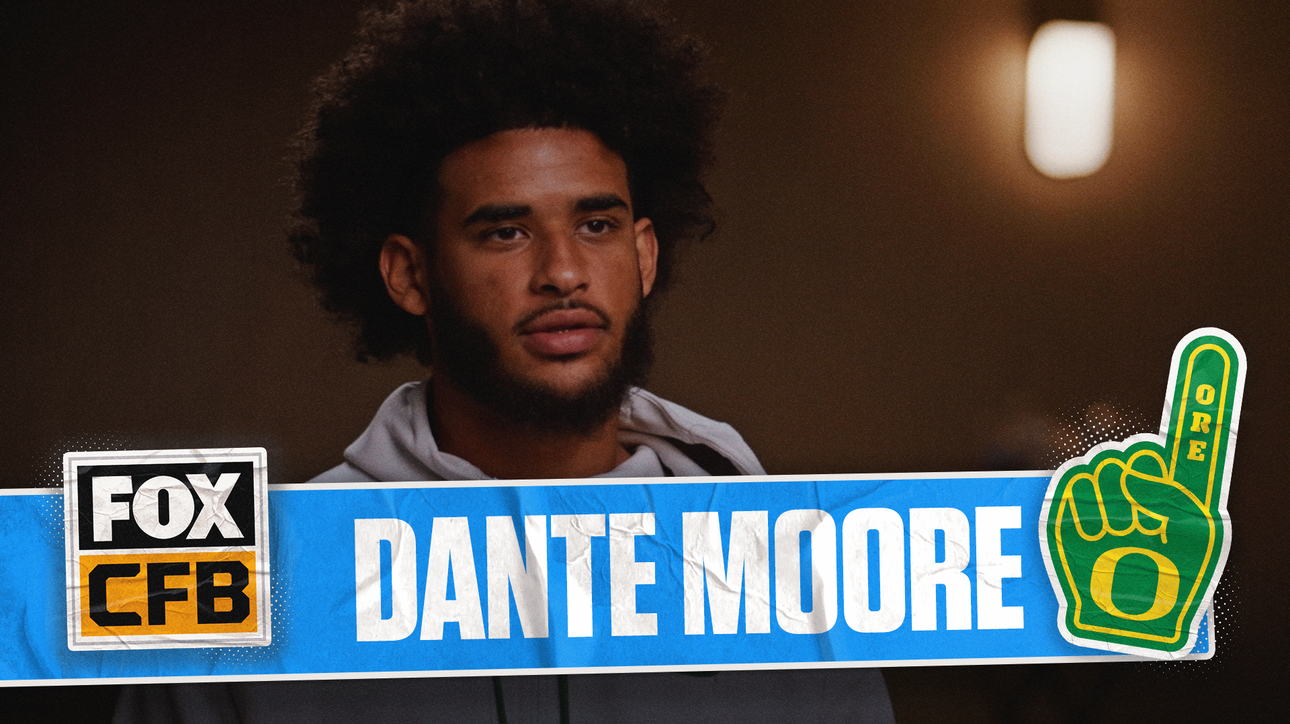 Dante Moore on becoming starting QB for Oregon, following in footsteps of past QBs & more