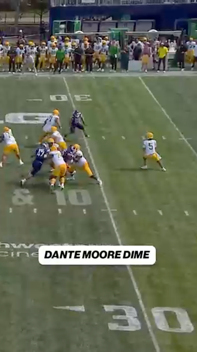 Oregon strikes for another TD just before the half 😤