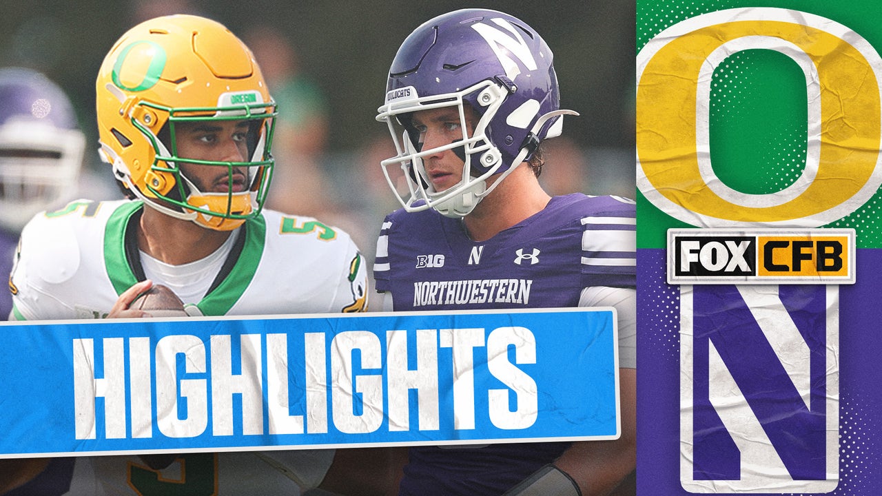 No. 4 Oregon Ducks vs. Northwestern Wildcats Highlights | FOX College Football