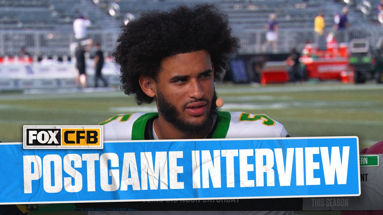 Heisman contender Dante Moore & Oregon's HC Dan Lanning talk about win against Northwestern