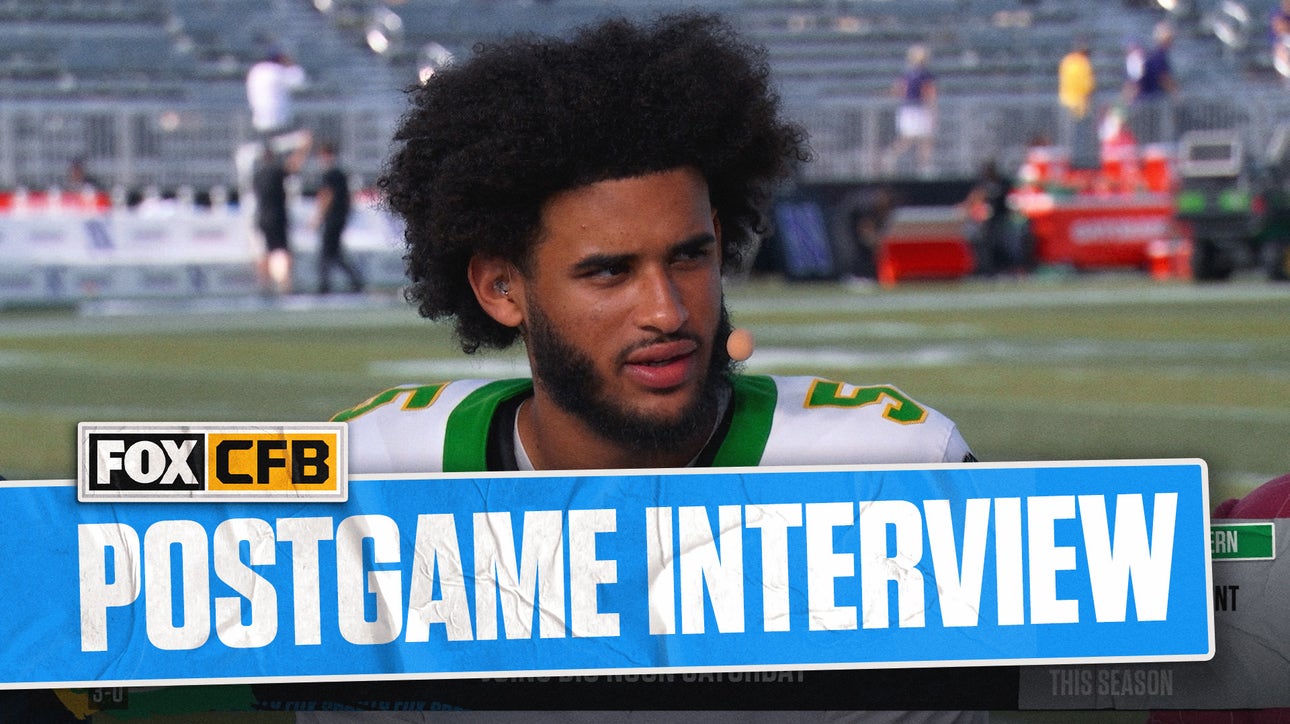 Heisman contender Dante Moore & Oregon's HC Dan Lanning talk about win against Northwestern