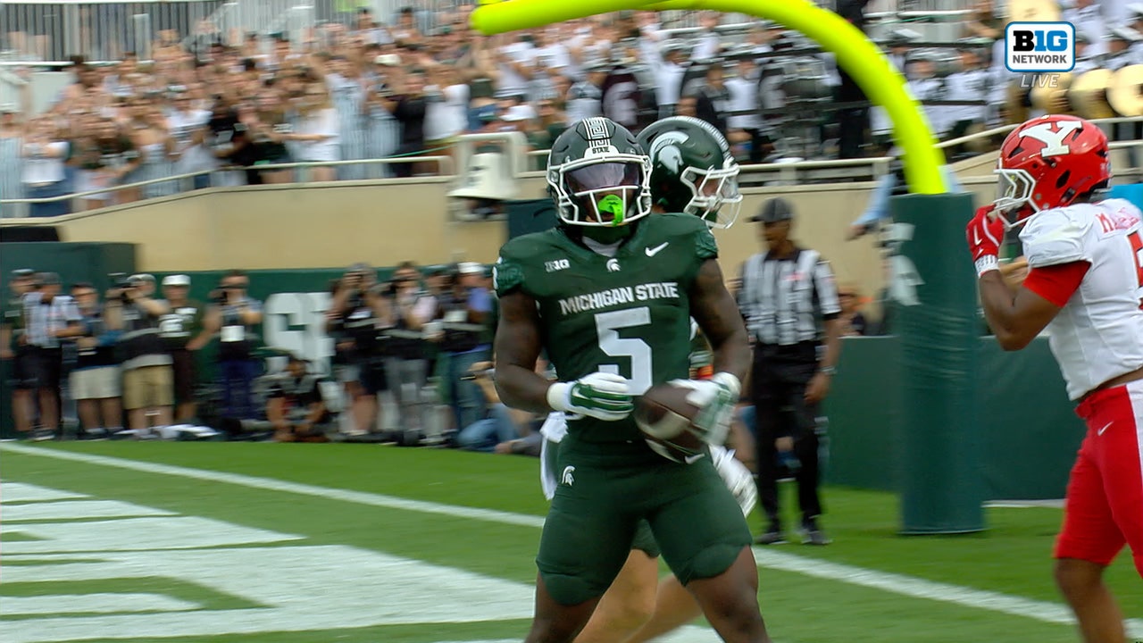 Makhi Frazier's 1-yard run for TD extends Michigan State's lead over Youngstown State