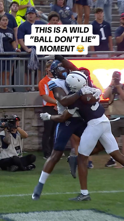 Villanova with an all-time "ball don't lie" touchdown!