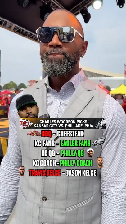 Charles Woodson This or that: Chiefs vs. Eagles edition 👀