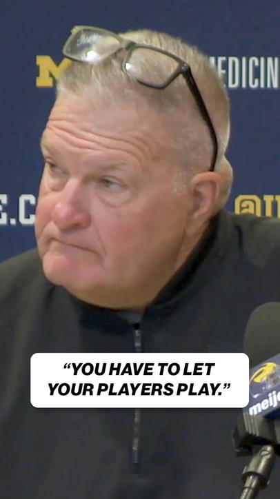 Biff Poggi on the decision to let Bryce Underwood run 🗣️