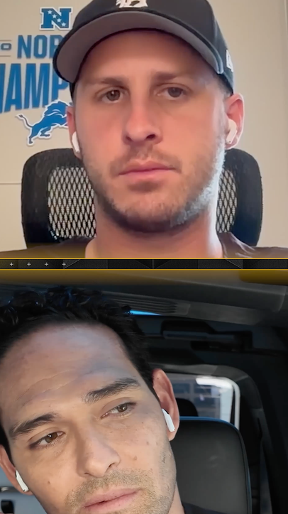 Jared Goff wasn’t buying Amon-Ra’s fake hamstring pull celly 😂😅