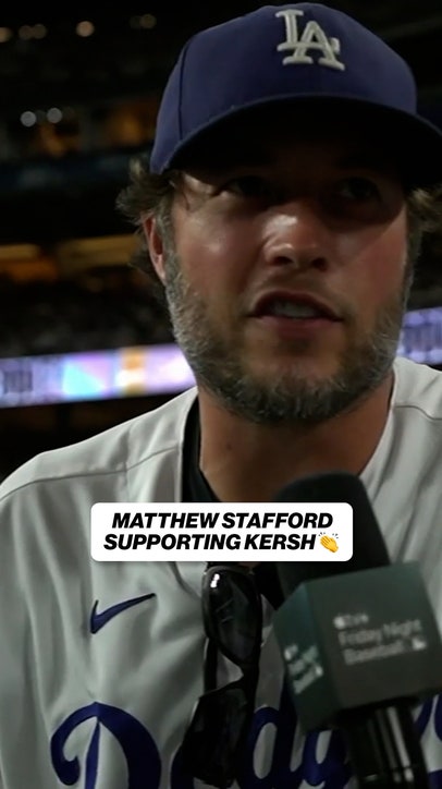 Stafford supporting Kershaw 🤝