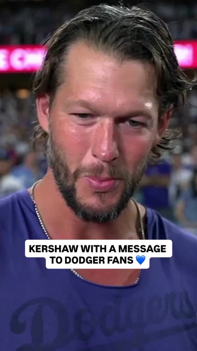 Clayton Kershaw gives fans heartfelt thank you after final regular season start at Dodger Stadium 🥺