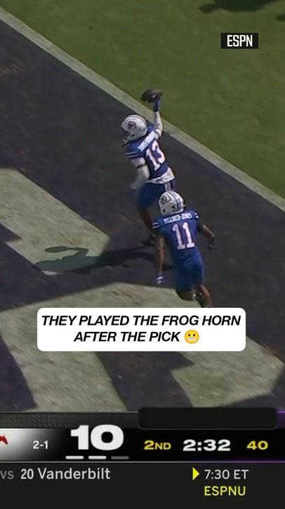 Oop 😬 #tcuhornedfrogs #smumustangs #cfb