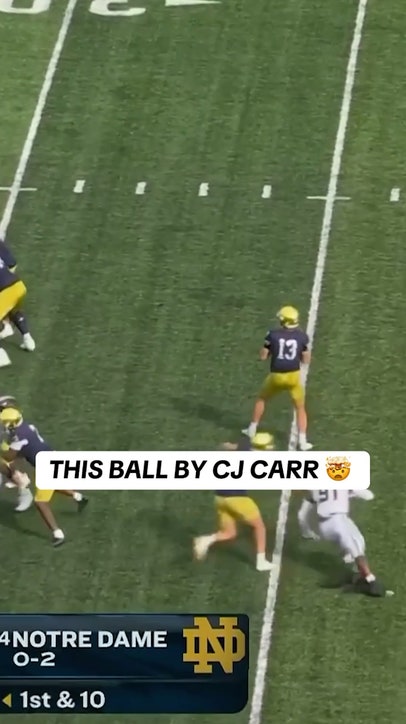 66 yards to the house for Notre Dame ☘️