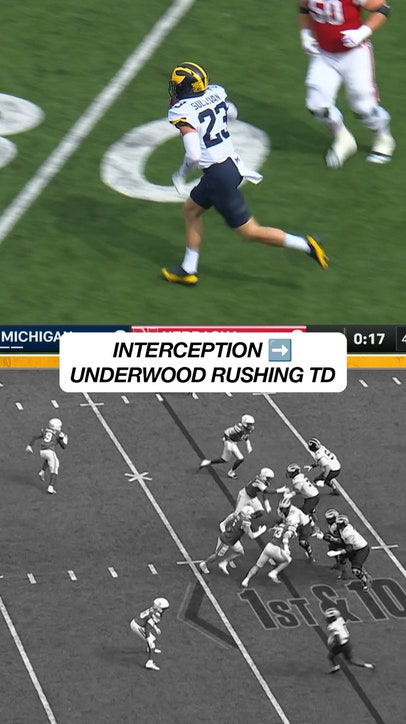 Dylan Raiola INT ➡️ Bryce Underwood TD 🏈