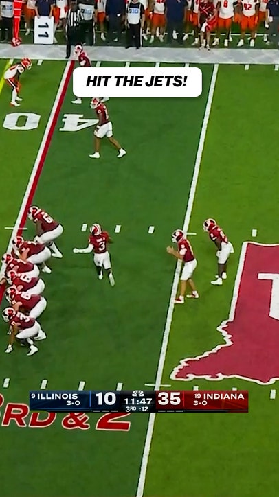 Hoosiers are pouring it on against Illinois 🔥