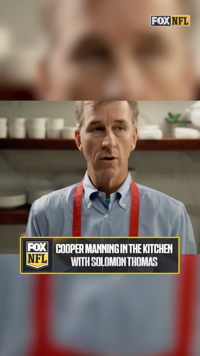 Cooper Manning and Soloman Thomas chef up in the Kitchen! 👨‍🍳