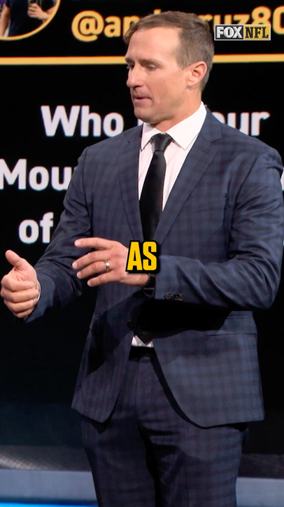 Drew Brees gives his QB Mount Rushmore! 🙌