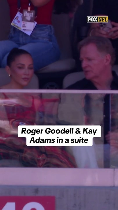 Roger Goodell made his way to the 49ers home opener