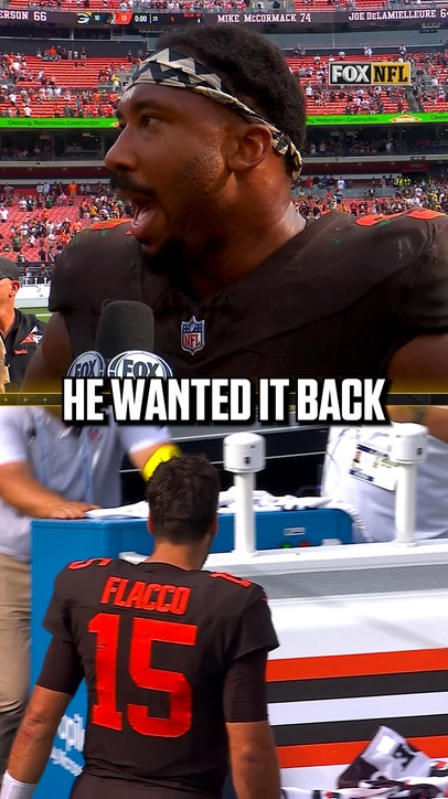 Myles Garrett knew Andre Szmyt was going to redeem himself