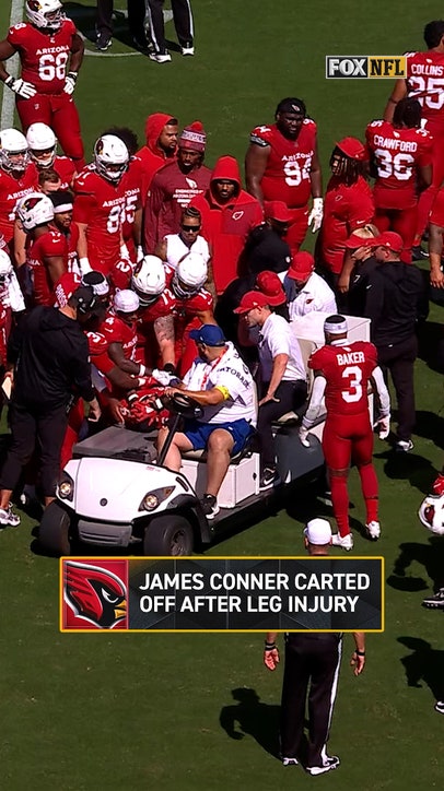 James Conner carted off after scary injury 😬