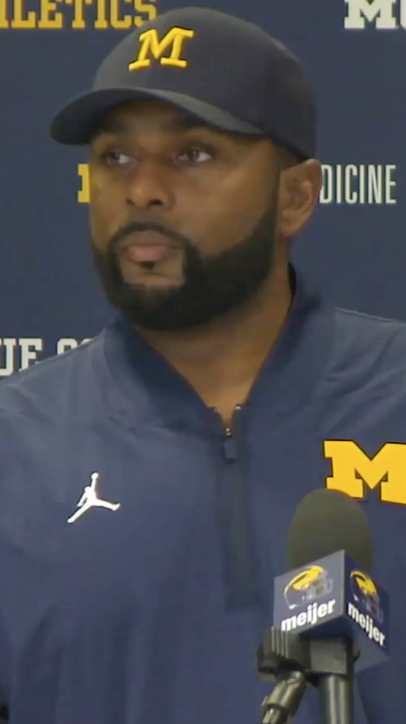 Sherrone on Michigan's clock management on the last drive 👀